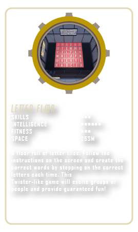 LETTER FLOOR - Air Missions - Agent Factory